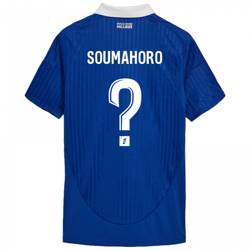 Kinder Mohamed Soumahoro #0 Blau Weiß Heimtrikot Trikot 2024/25 T-Shirt Schweiz