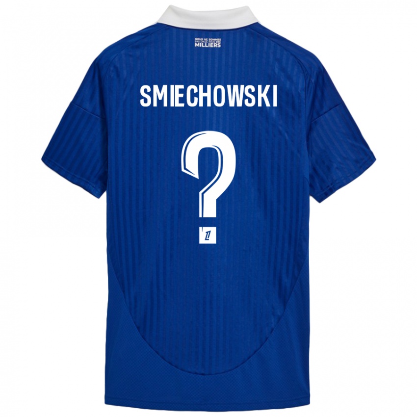 Kinder Artur Smiechowski #0 Blau Weiß Heimtrikot Trikot 2024/25 T-Shirt Schweiz