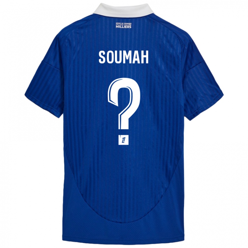 Kinder Mohamed Soumah #0 Blau Weiß Heimtrikot Trikot 2024/25 T-Shirt Schweiz