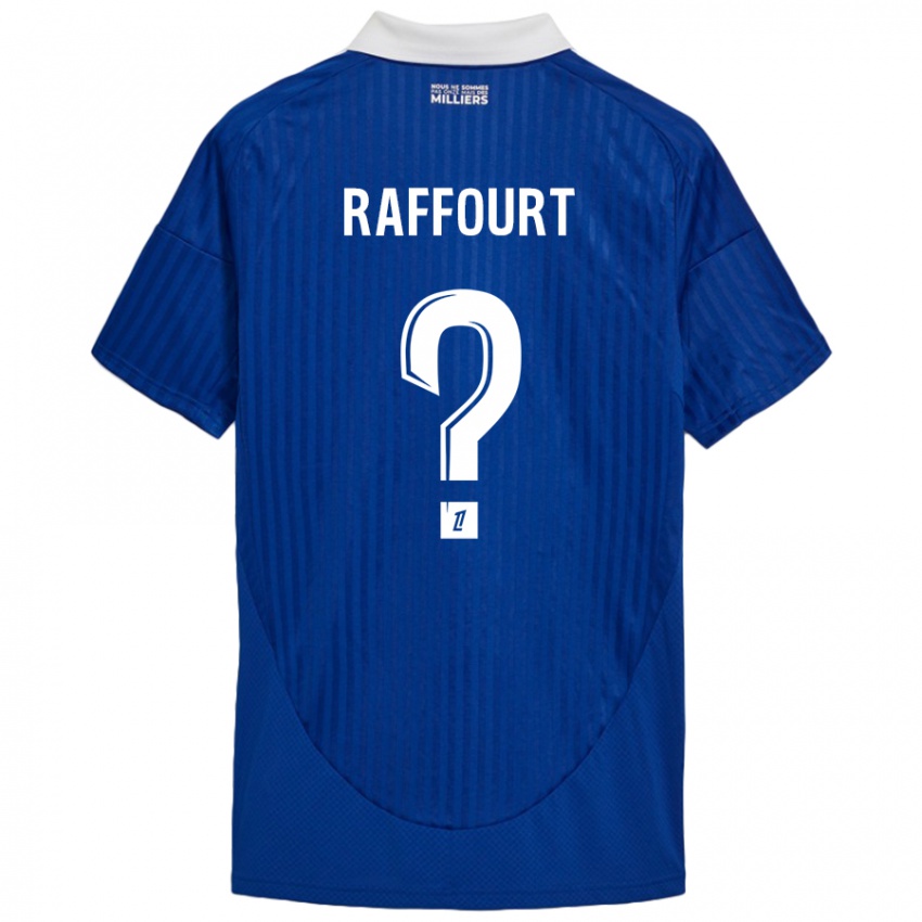 Kinder Timéo Raffourt #0 Blau Weiß Heimtrikot Trikot 2024/25 T-Shirt Schweiz