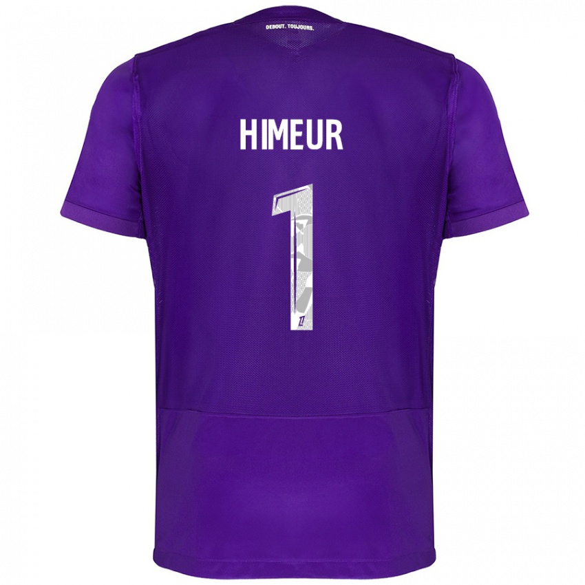 Enfant Maillot Thomas Himeur #1 Violet Blanc Tenues Domicile 2024/25 T-Shirt Suisse