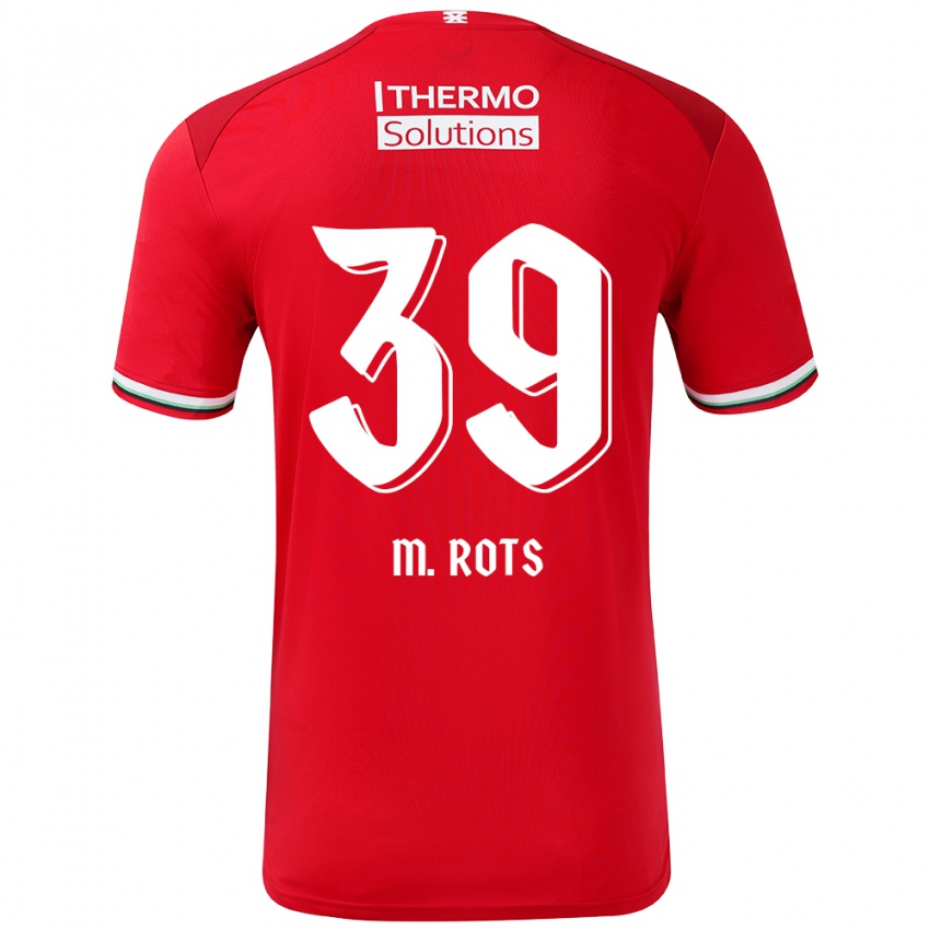 Kinder Mats Rots #39 Rot Weiß Heimtrikot Trikot 2024/25 T-Shirt Schweiz