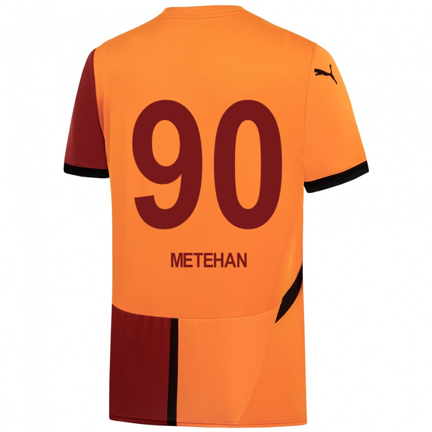 Kinder Metehan Baltacı #90 Gelb Rot Heimtrikot Trikot 2024/25 T-Shirt Schweiz