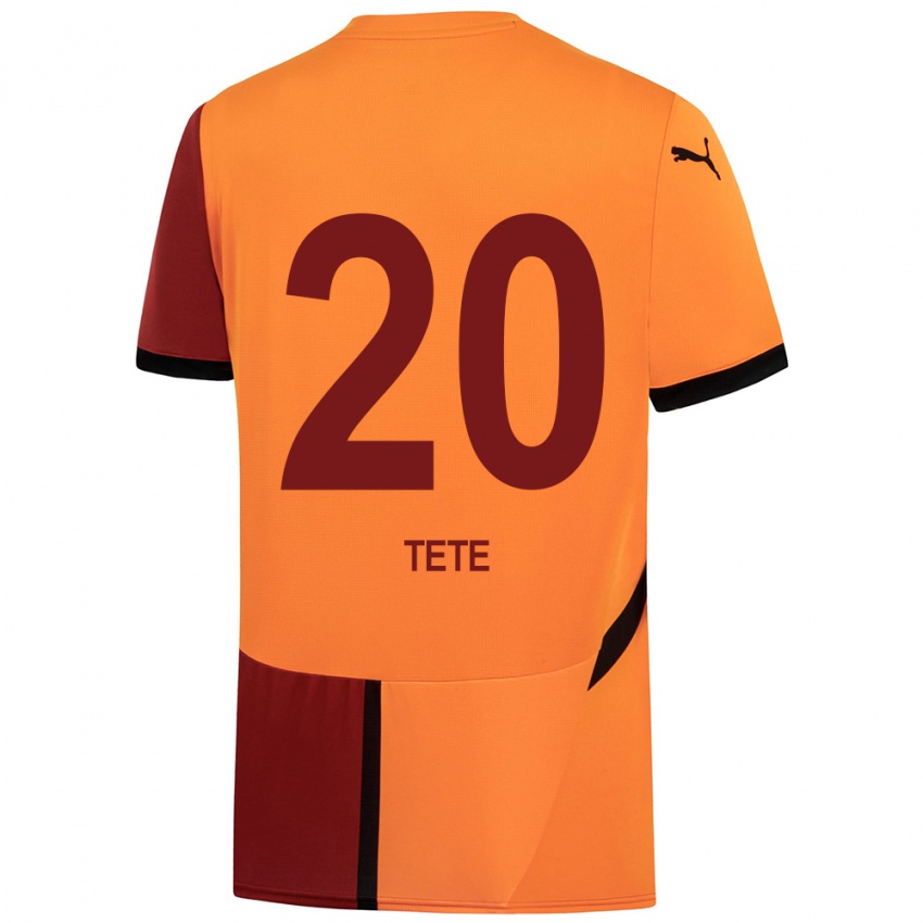 Kinder Tete #20 Gelb Rot Heimtrikot Trikot 2024/25 T-Shirt Schweiz