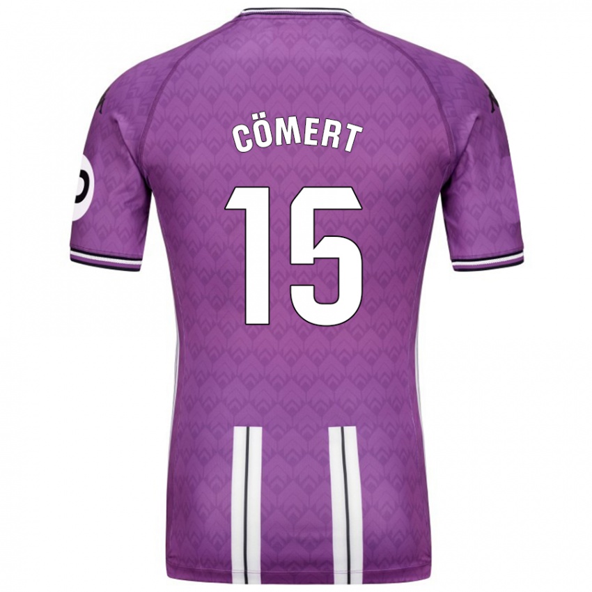 Enfant Maillot Eray Cömert #15 Violet Blanc Tenues Domicile 2024/25 T-Shirt Suisse