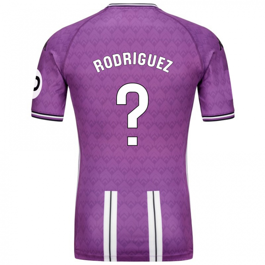 Enfant Maillot Gabriel Rodríguez #0 Violet Blanc Tenues Domicile 2024/25 T-Shirt Suisse