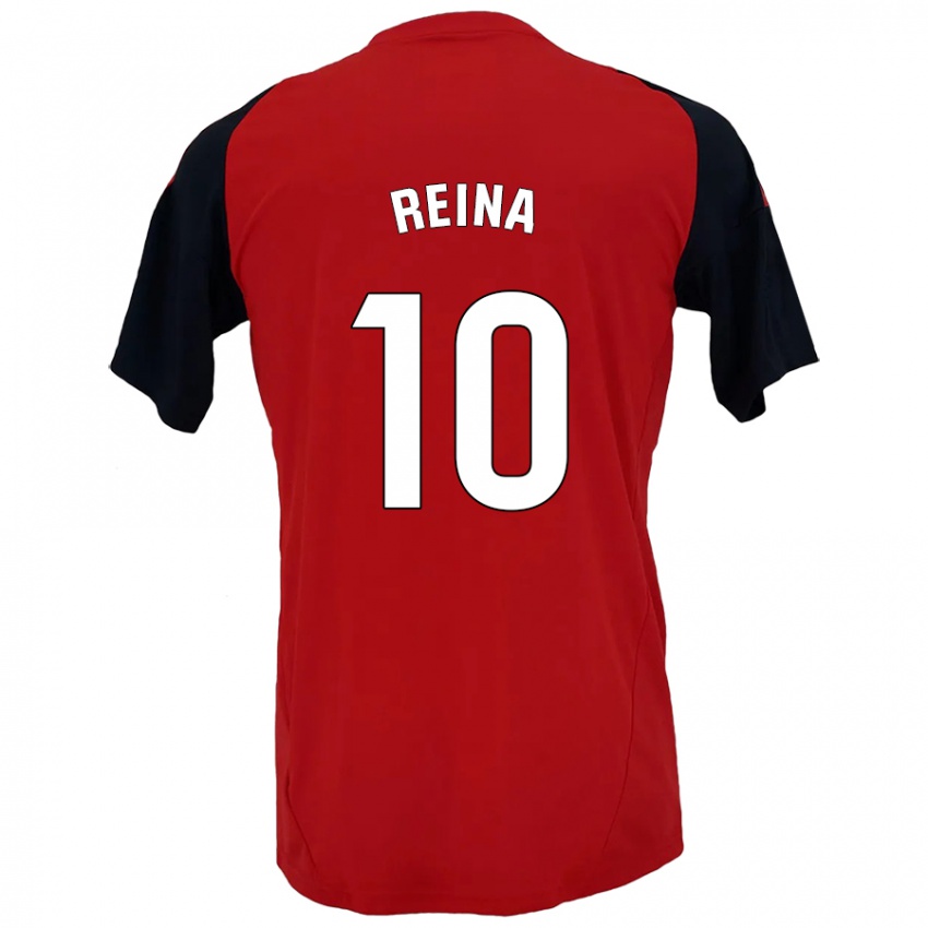 Kinder Alberto Reina #10 Rot Schwarz Heimtrikot Trikot 2024/25 T-Shirt Schweiz