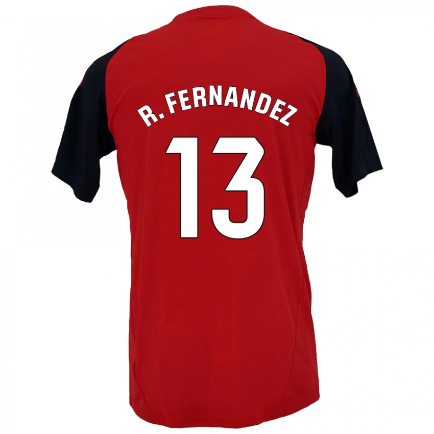 Kinder Raúl Fernández #13 Rot Schwarz Heimtrikot Trikot 2024/25 T-Shirt Schweiz