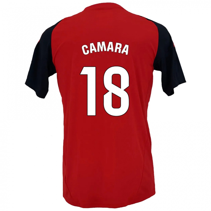 Kinder Aaron Cámara #18 Rot Schwarz Heimtrikot Trikot 2024/25 T-Shirt Schweiz