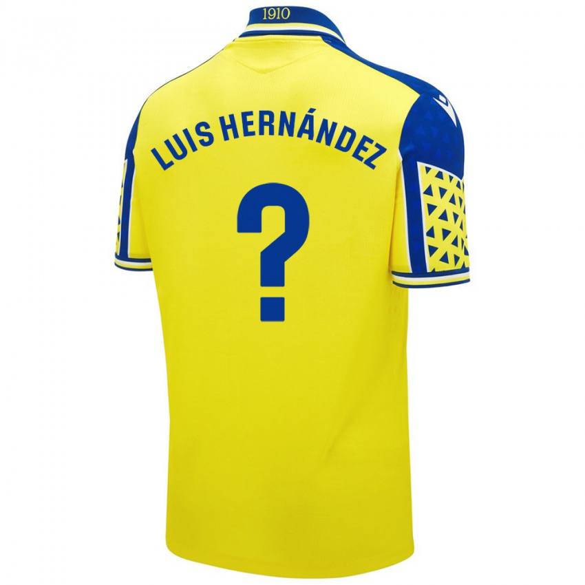 Kinder Luis Hernández #0 Gelb Blau Heimtrikot Trikot 2024/25 T-Shirt Schweiz