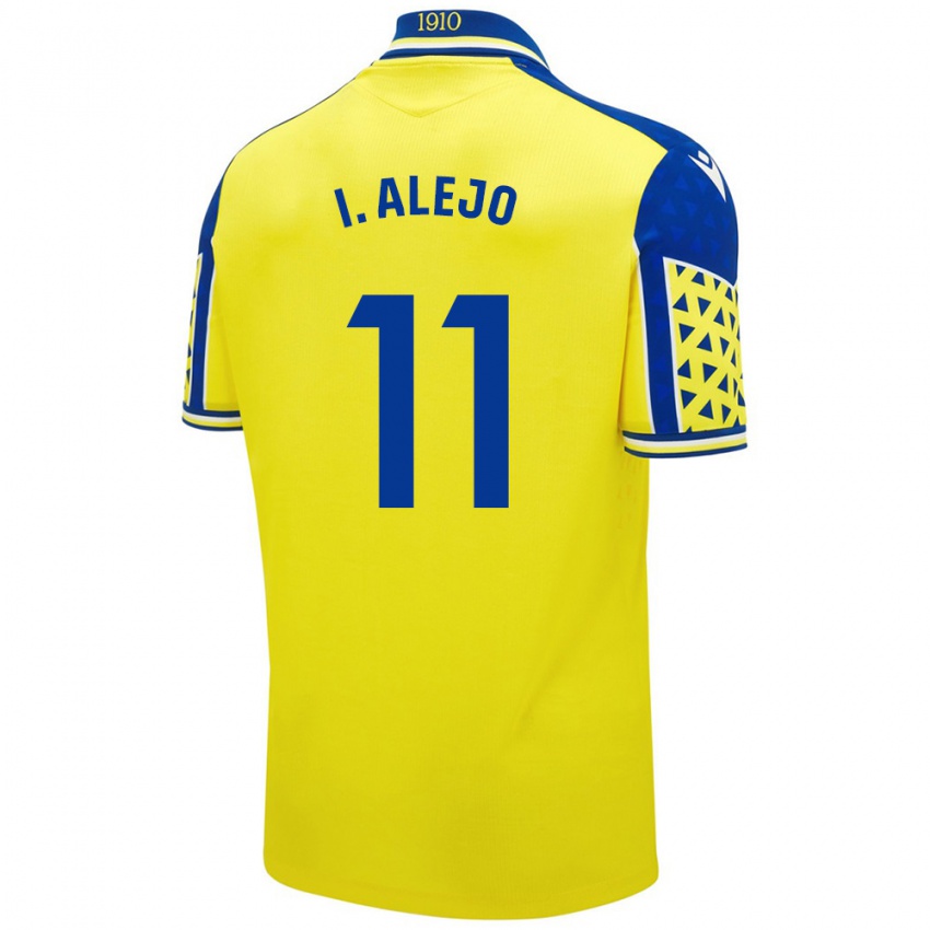 Kinder Iván Alejo #11 Gelb Blau Heimtrikot Trikot 2024/25 T-Shirt Schweiz