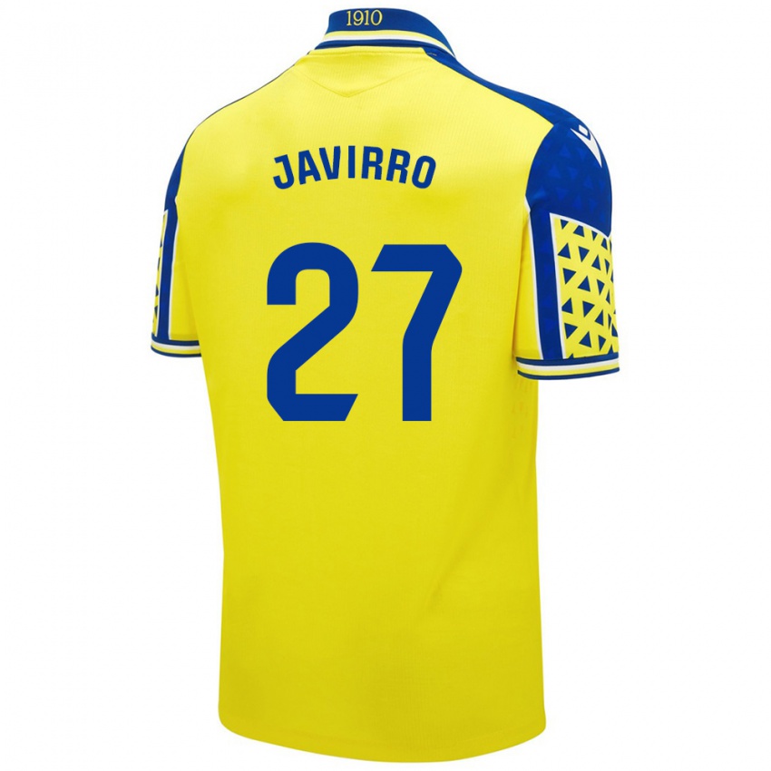 Kinder Javirro #27 Gelb Blau Heimtrikot Trikot 2024/25 T-Shirt Schweiz