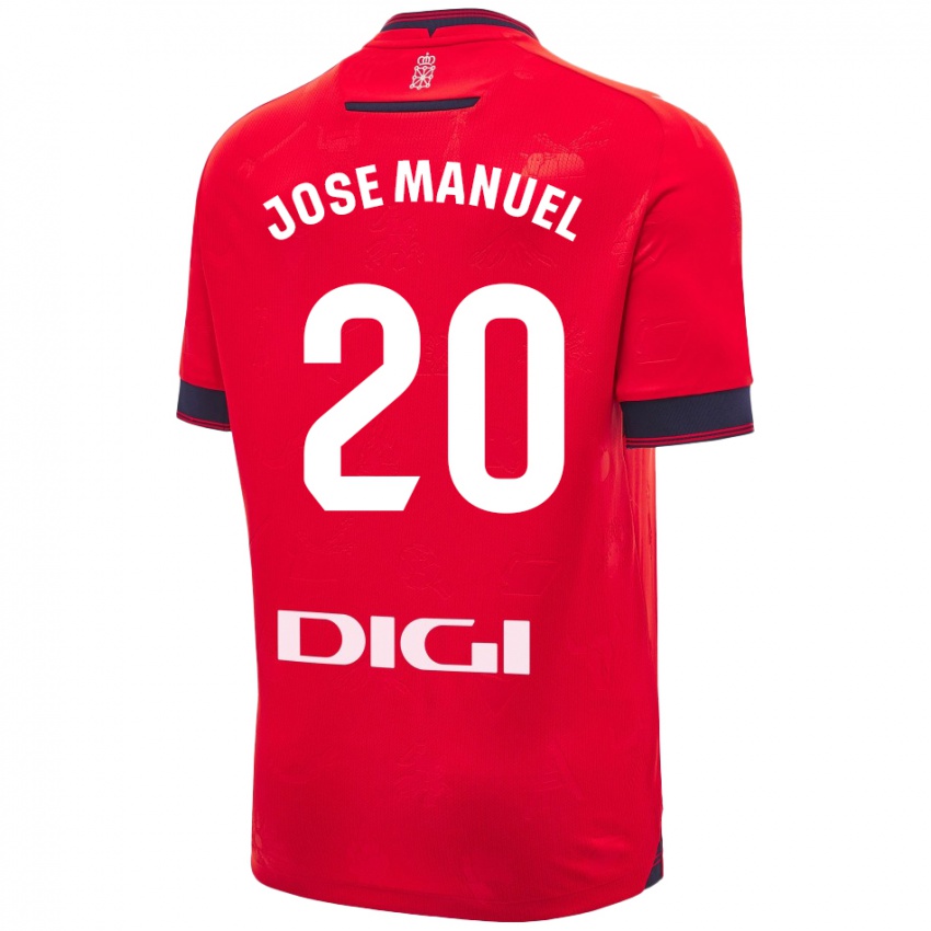 Kinder José Manuel Arnáiz #20 Rot Weiß Heimtrikot Trikot 2024/25 T-Shirt Schweiz