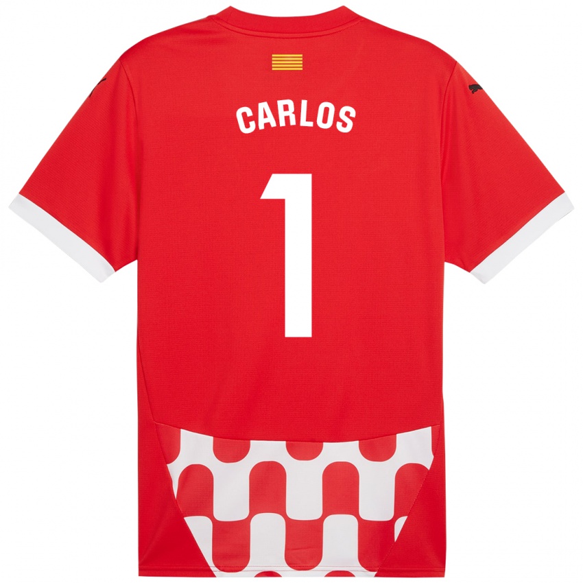 Kinder Juan Carlos #1 Rot Weiß Heimtrikot Trikot 2024/25 T-Shirt Schweiz