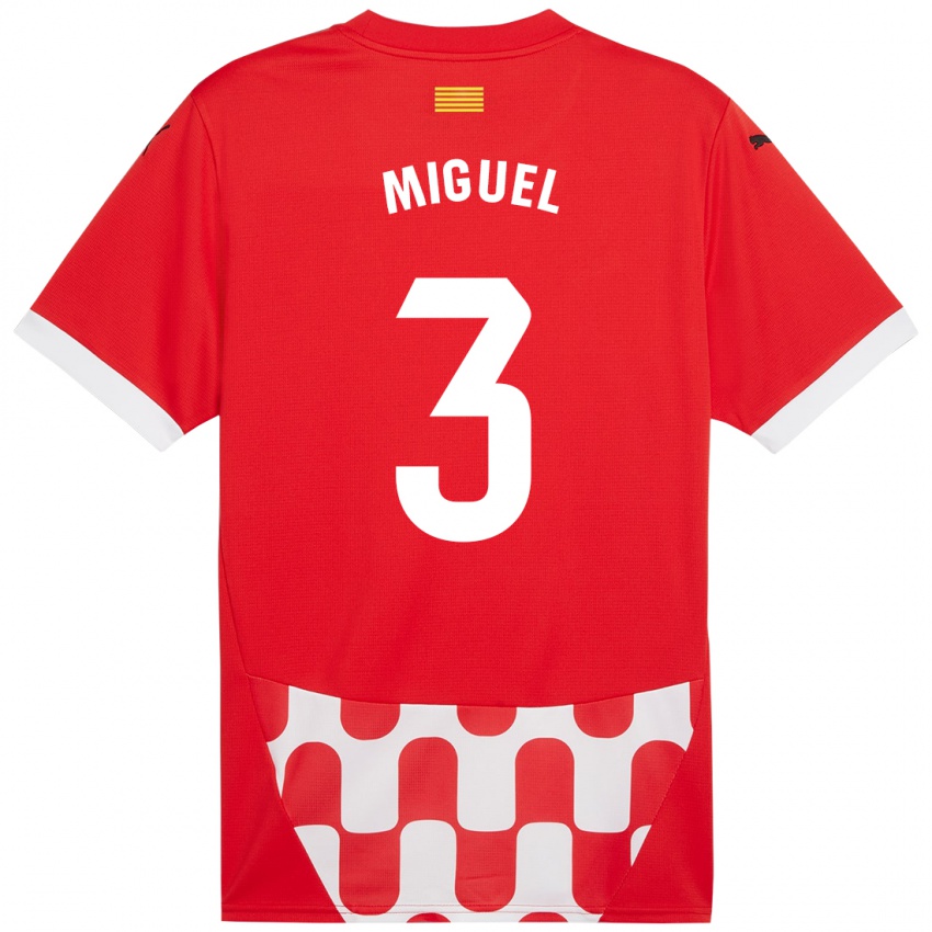 Kinder Miguel Gutierrez #3 Rot Weiß Heimtrikot Trikot 2024/25 T-Shirt Schweiz