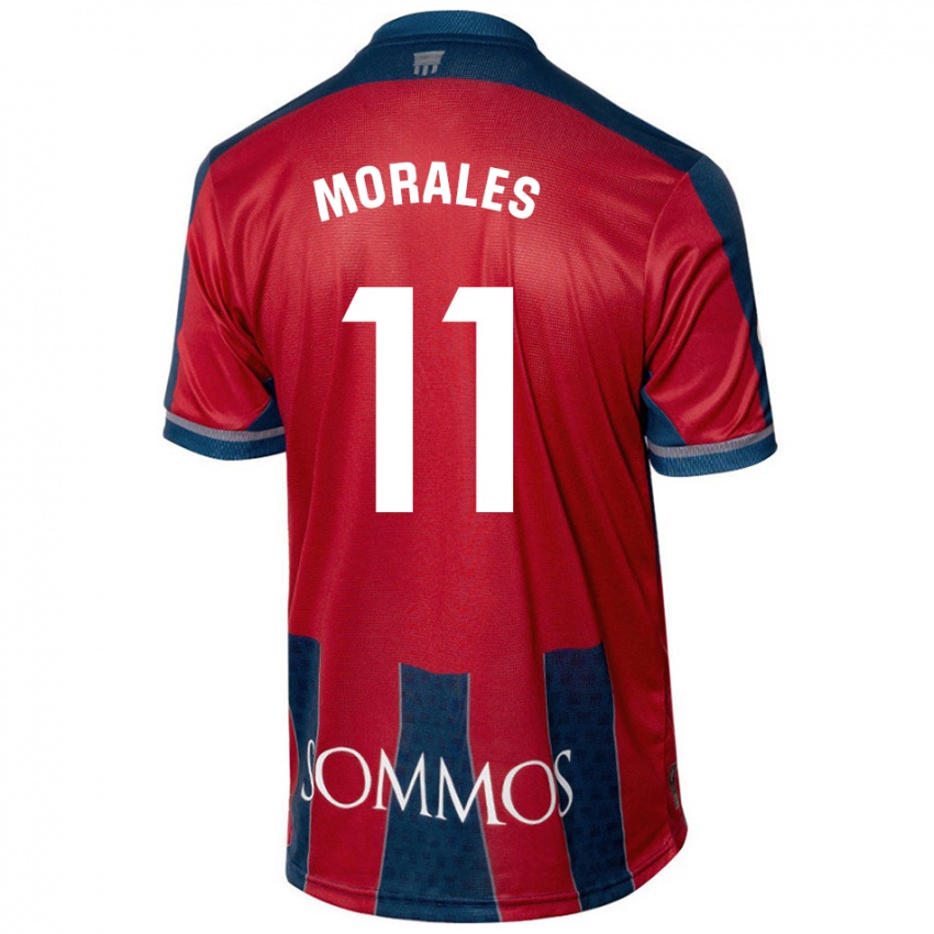 Kinder Carolina Morales #11 Rot Blau Heimtrikot Trikot 2024/25 T-Shirt Schweiz