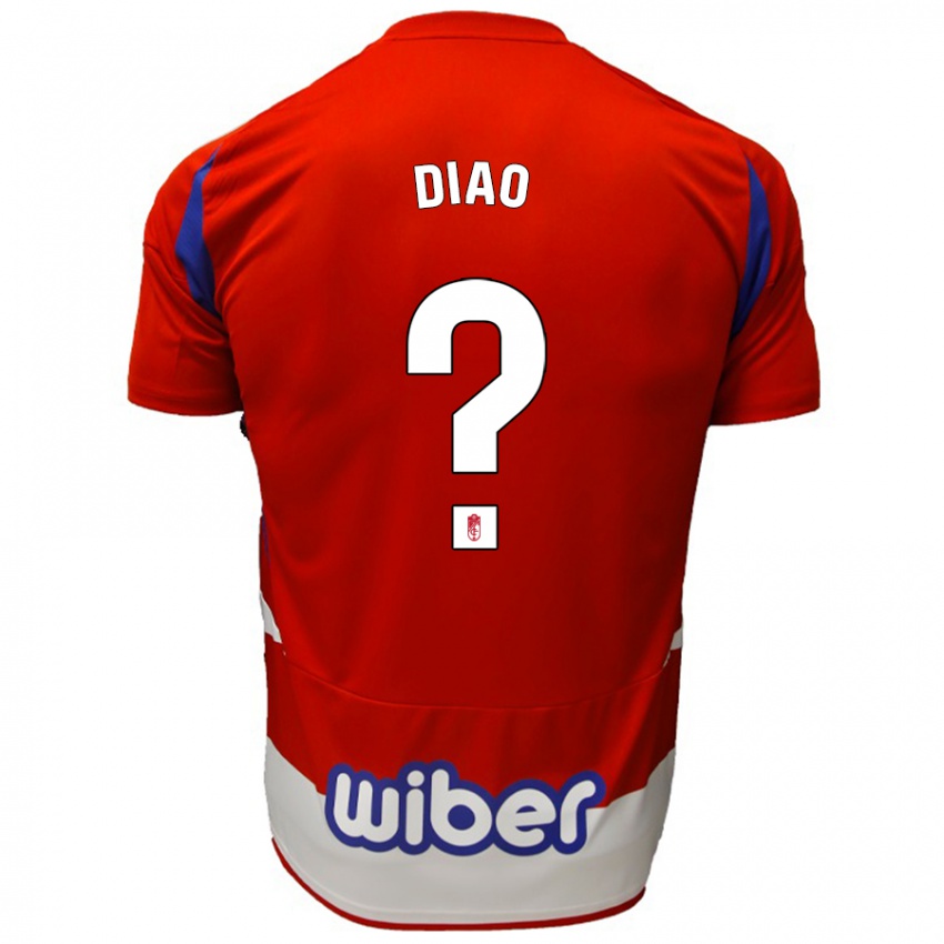 Kinder Siren Diao #0 Rot Weiß Blau Heimtrikot Trikot 2024/25 T-Shirt Schweiz