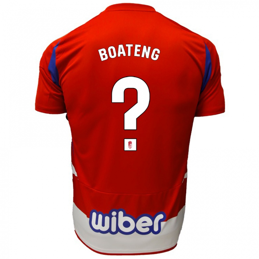 Kinder Robin Boateng #0 Rot Weiß Blau Heimtrikot Trikot 2024/25 T-Shirt Schweiz