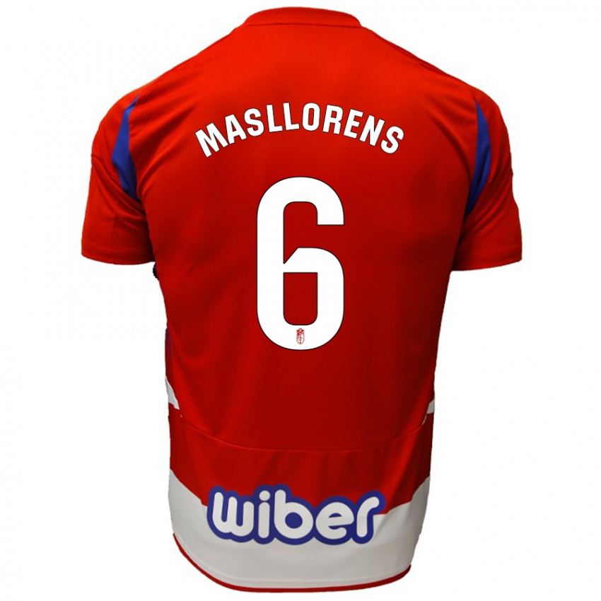 Kinder José Masllorens #6 Rot Weiß Blau Heimtrikot Trikot 2024/25 T-Shirt Schweiz