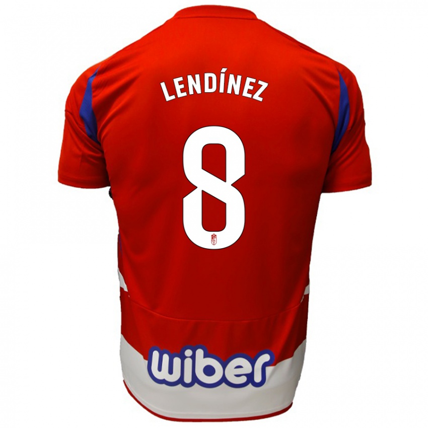 Kinder Juanma Lendínez #8 Rot Weiß Blau Heimtrikot Trikot 2024/25 T-Shirt Schweiz