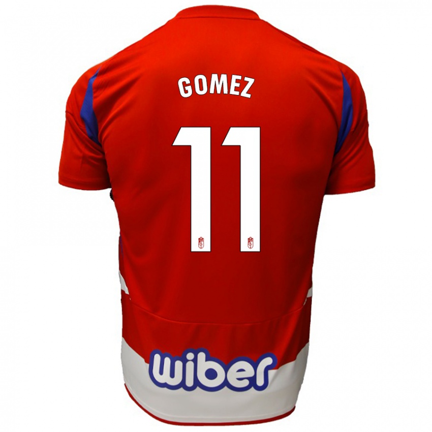 Kinder Andrea Gómez #11 Rot Weiß Blau Heimtrikot Trikot 2024/25 T-Shirt Schweiz