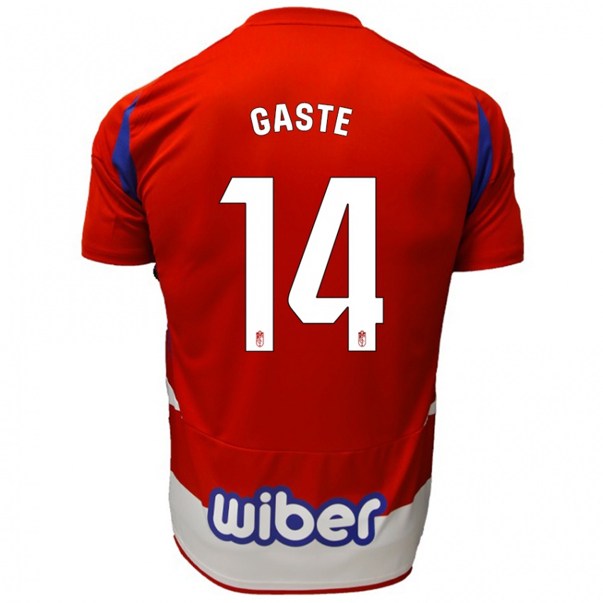 Kinder Gaste #14 Rot Weiß Blau Heimtrikot Trikot 2024/25 T-Shirt Schweiz