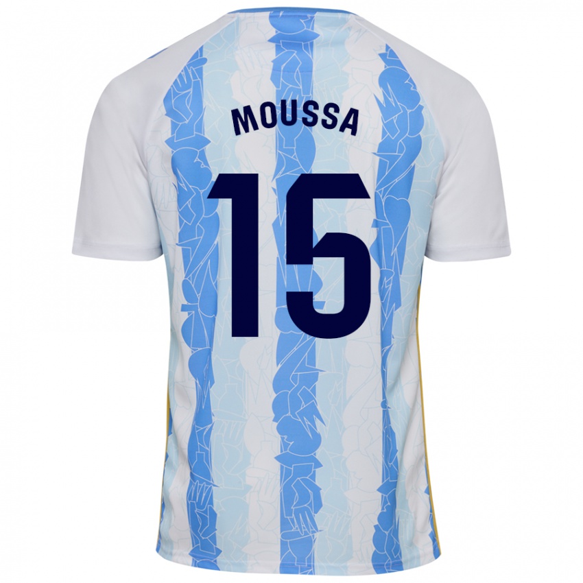 Kinder Moussa Diarra #15 Weiß Blau Heimtrikot Trikot 2024/25 T-Shirt Schweiz