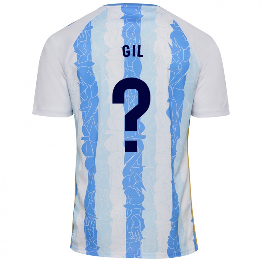 Kinder José Gil #0 Weiß Blau Heimtrikot Trikot 2024/25 T-Shirt Schweiz