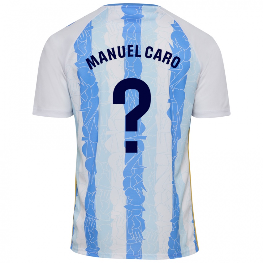 Kinder José Manuel Caro #0 Weiß Blau Heimtrikot Trikot 2024/25 T-Shirt Schweiz