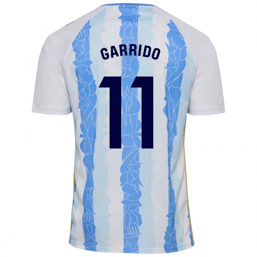 Kinder Rafael Garrido #11 Weiß Blau Heimtrikot Trikot 2024/25 T-Shirt Schweiz