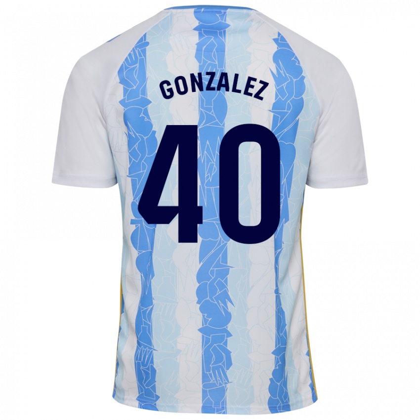 Kinder Carol González #40 Weiß Blau Heimtrikot Trikot 2024/25 T-Shirt Schweiz