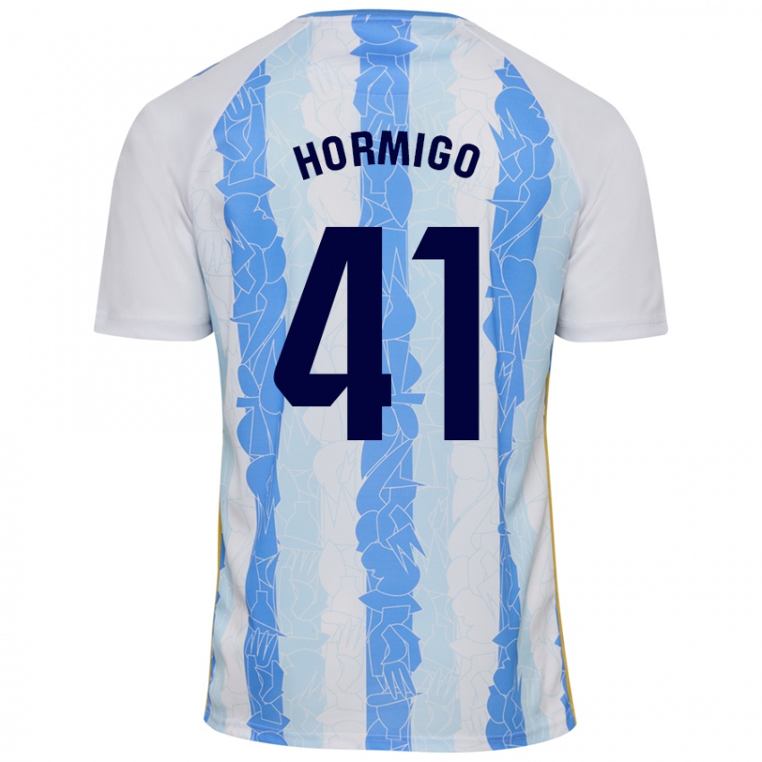 Kinder Cintia Hormigo #41 Weiß Blau Heimtrikot Trikot 2024/25 T-Shirt Schweiz