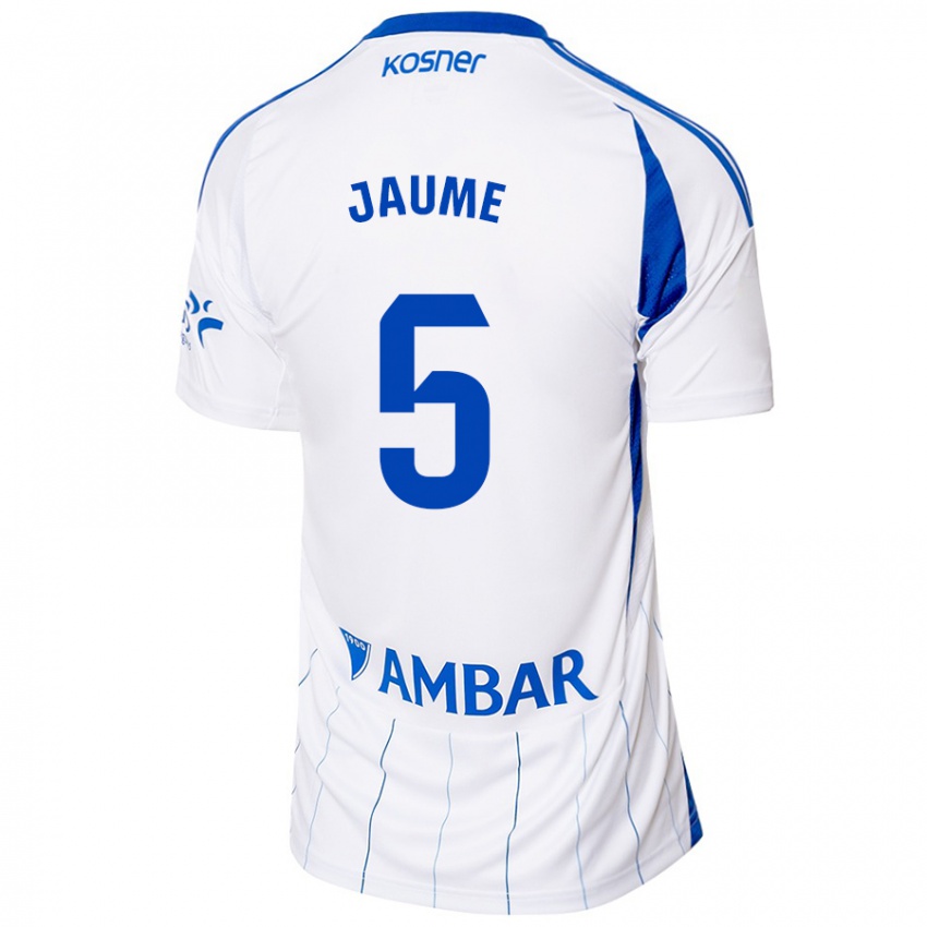 Enfant Maillot Jaume Grau #5 Rouge Blanc Tenues Domicile 2024/25 T-Shirt Suisse