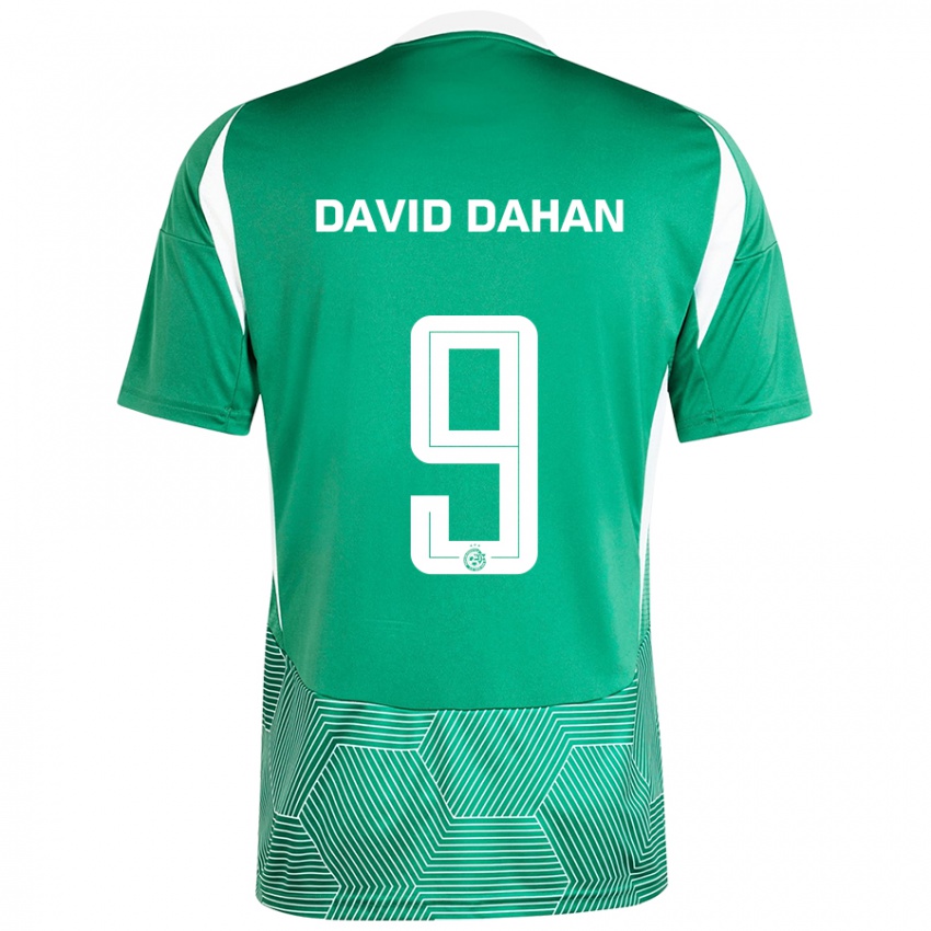 Kinder Omer David Dahan #9 Grün Weiß Heimtrikot Trikot 2024/25 T-Shirt Schweiz