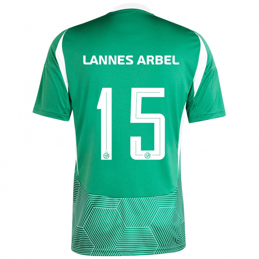 Kinder Tomer Lannes Arbel #15 Grün Weiß Heimtrikot Trikot 2024/25 T-Shirt Schweiz