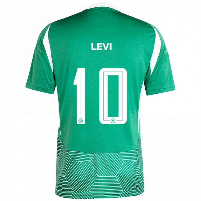 Kinder Yarin Levi #10 Grün Weiß Heimtrikot Trikot 2024/25 T-Shirt Schweiz