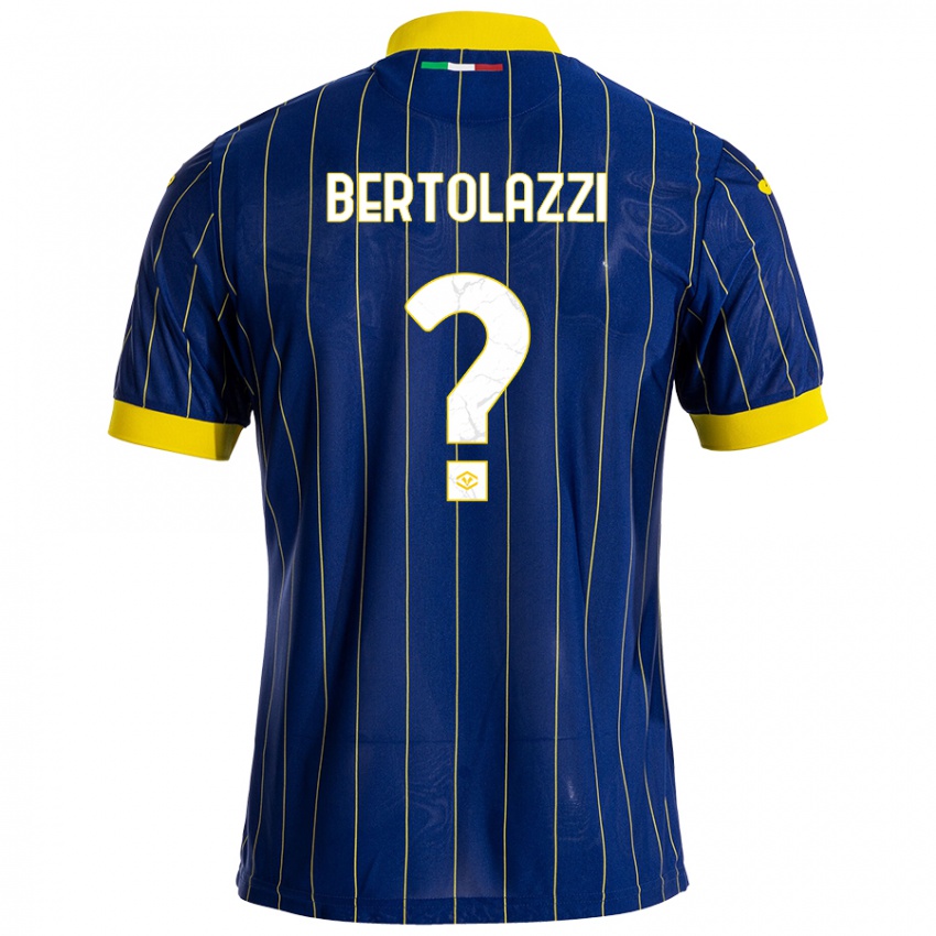 Kinder Giovanni Bertolazzi #0 Blau Gelb Heimtrikot Trikot 2024/25 T-Shirt Schweiz