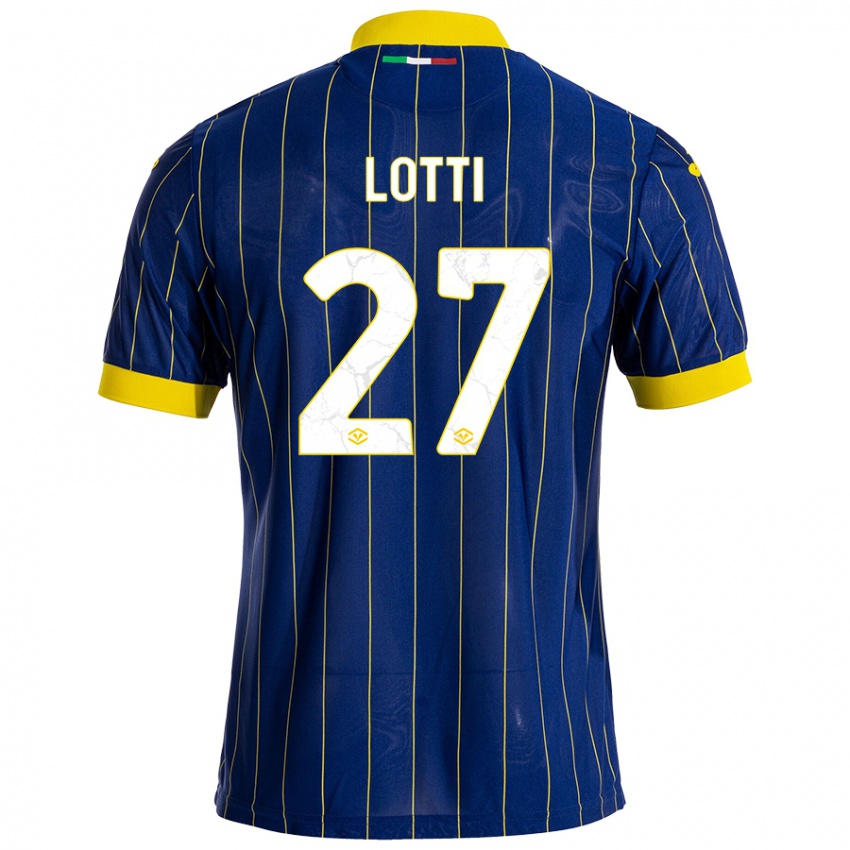 Kinder Irene Lotti #27 Blau Gelb Heimtrikot Trikot 2024/25 T-Shirt Schweiz