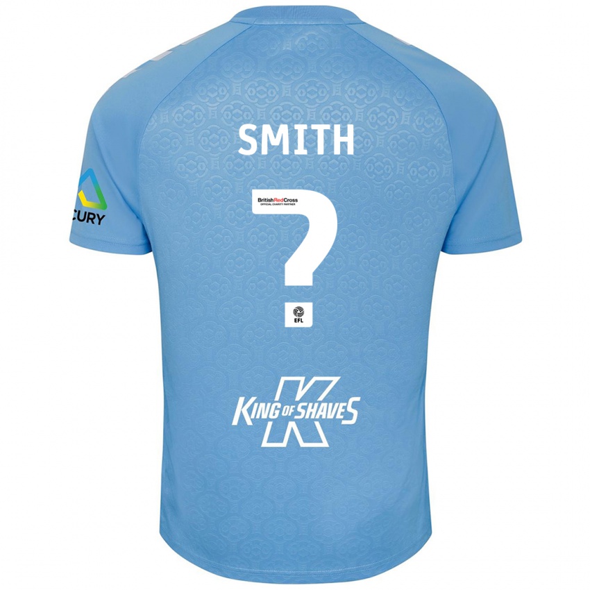 Kinder Jayden Smith #0 Blau Weiß Heimtrikot Trikot 2024/25 T-Shirt Schweiz