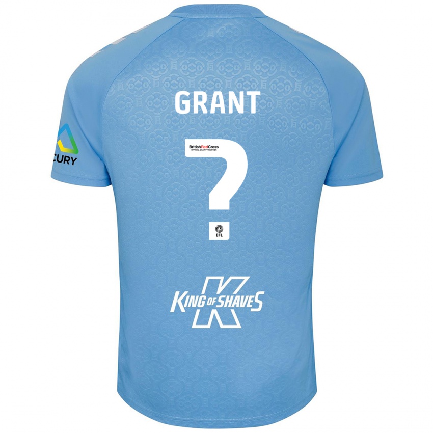 Kinder Rio Grant #0 Blau Weiß Heimtrikot Trikot 2024/25 T-Shirt Schweiz