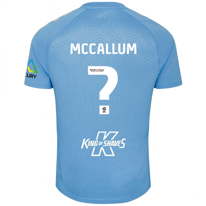 Kinder Joseph Mccallum #0 Blau Weiß Heimtrikot Trikot 2024/25 T-Shirt Schweiz