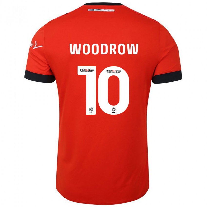 Enfant Maillot Cauley Woodrow #10 Orange Noir Tenues Domicile 2024/25 T-Shirt Suisse