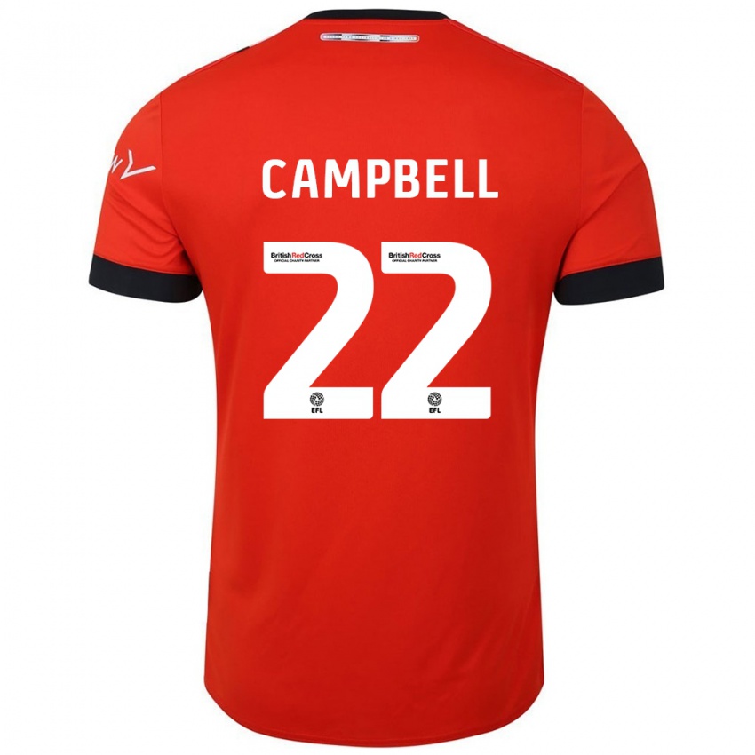 Enfant Maillot Allan Campbell #22 Orange Noir Tenues Domicile 2024/25 T-Shirt Suisse