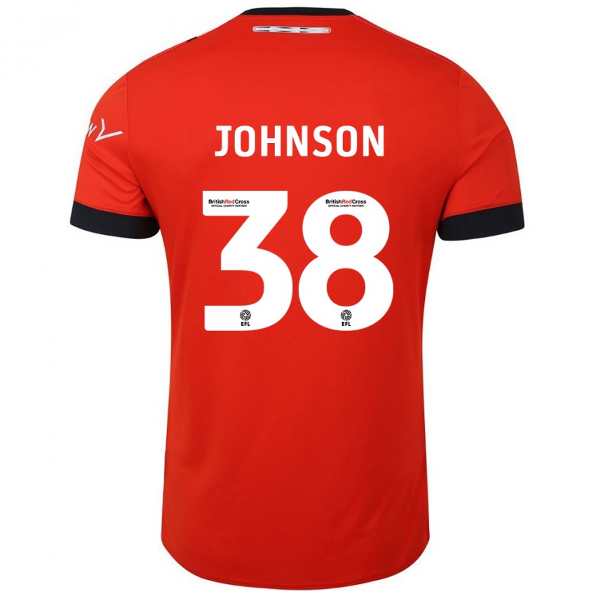 Kinder Joe Johnson #38 Orange Schwarz Heimtrikot Trikot 2024/25 T-Shirt Schweiz