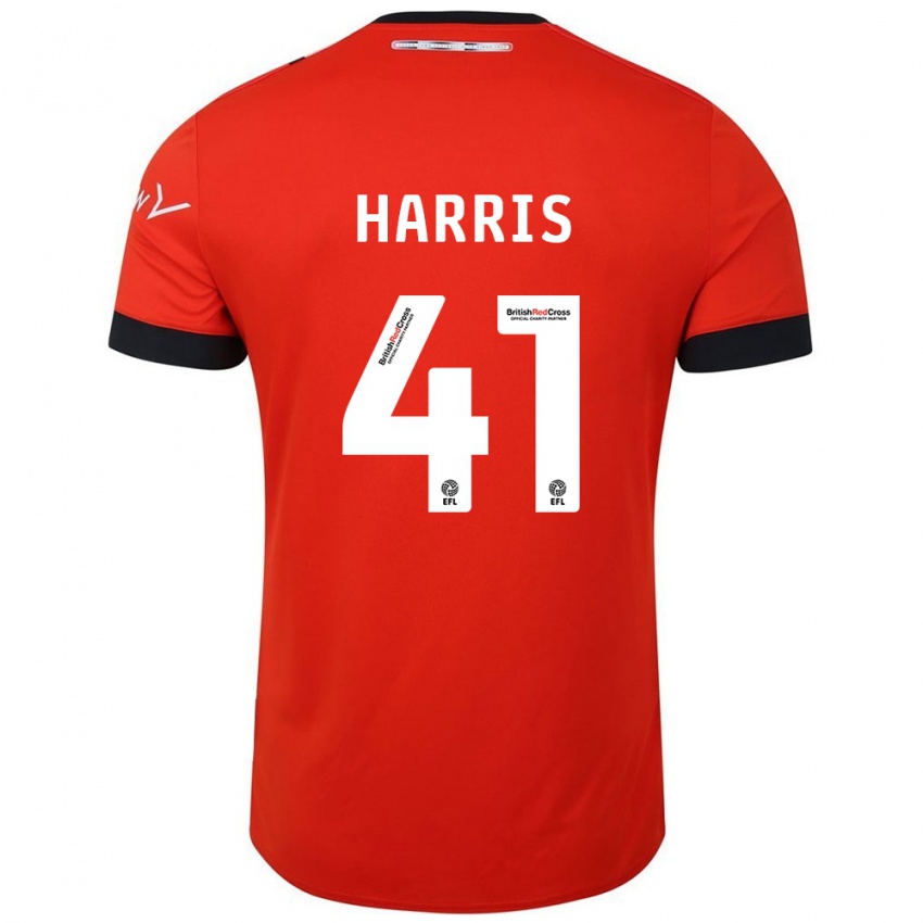 Kinder Taylan Harris #41 Orange Schwarz Heimtrikot Trikot 2024/25 T-Shirt Schweiz