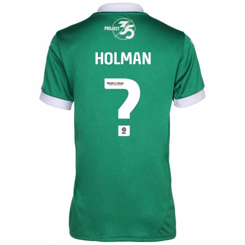 Kinder Daniel Holman #0 Grün Weiß Heimtrikot Trikot 2024/25 T-Shirt Schweiz