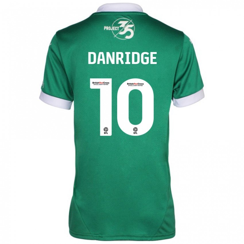 Kinder Rebecca Danridge #10 Grün Weiß Heimtrikot Trikot 2024/25 T-Shirt Schweiz