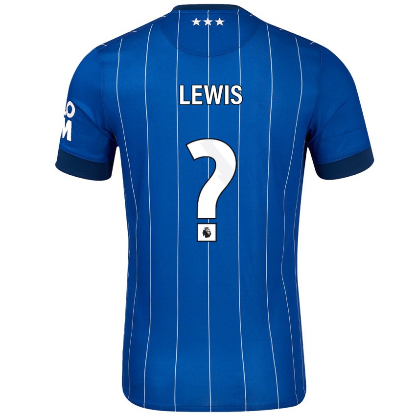 Kinder Josh Lewis #0 Marineblau Heimtrikot Trikot 2024/25 T-Shirt Schweiz