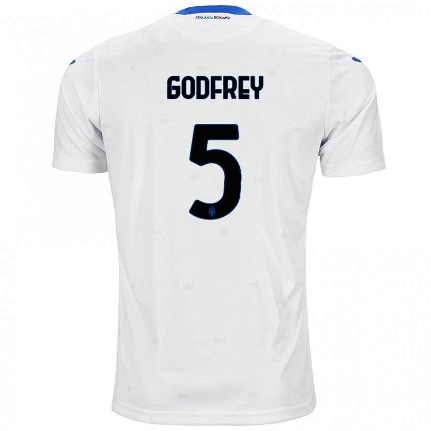 Kinder Ben Godfrey #5 Weiß Auswärtstrikot Trikot 2024/25 T-Shirt Schweiz