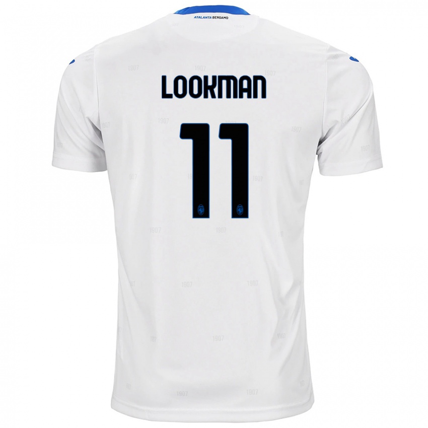 Kinder Ademola Lookman #11 Weiß Auswärtstrikot Trikot 2024/25 T-Shirt Schweiz